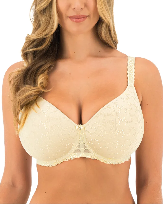 Bra with a contour memory foam cup for a natural look Fantasie Ana Molded Full Cup Bra - FL6701 - Vanilla Bra with a contour memory foam cup for a natural look Fantasie Ana Molded Full Cup Bra - FL6701 - Vanilla