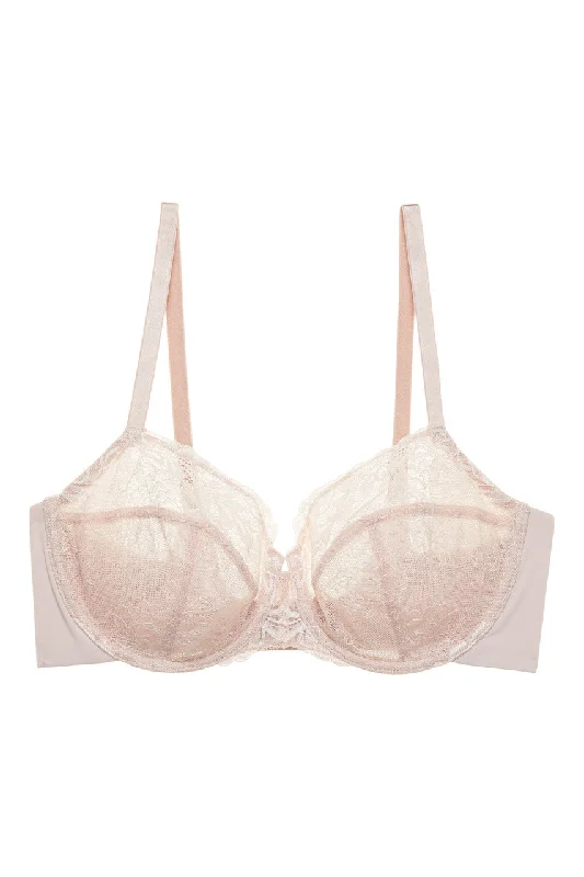 Bra with a quarter - cup design for a very revealing style​ Feathers Refresh Full Fit Underwire Bra