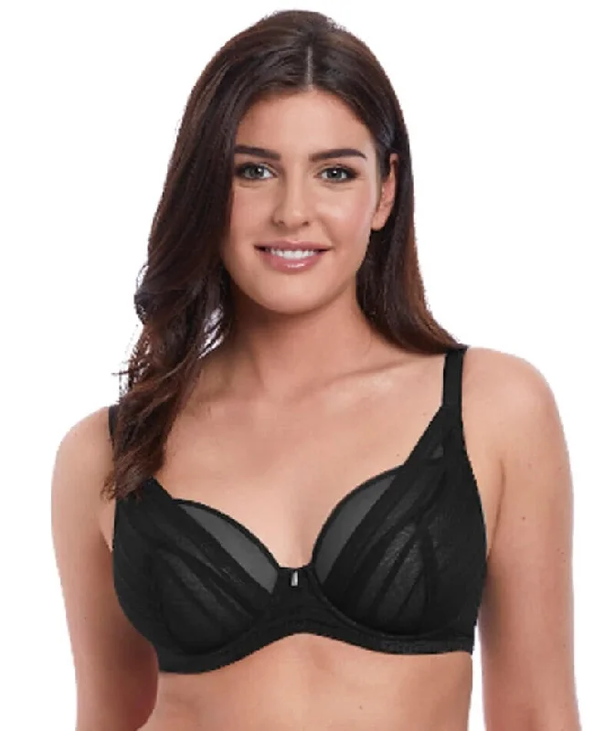 strapless bras for backless dressesFreya Cameo High Apex Bra - Black