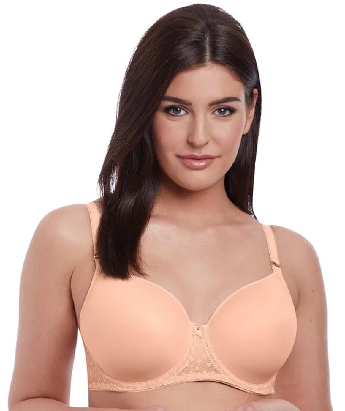plunge wireless bras for a natural lookFreya Starlight Underwired Moulded Balcony T-shirt Bra - Caramel
