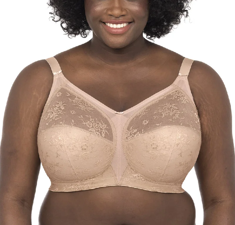 Bra with a plus - size wireless option for comfort Goddess Verity Fawn Unlined Lightweight No Wire Full Cup Bra 700218 Bra with a plus - size wireless option for comfort Goddess Verity Fawn Unlined Lightweight No Wire Full Cup Bra 700218