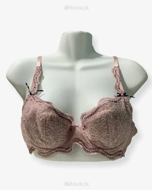 full cup nursing bras for better milk flowImported Stocklot Branded  Net Pushup Bra - Underwired Bra  Non Padded Bra - Pack of 2