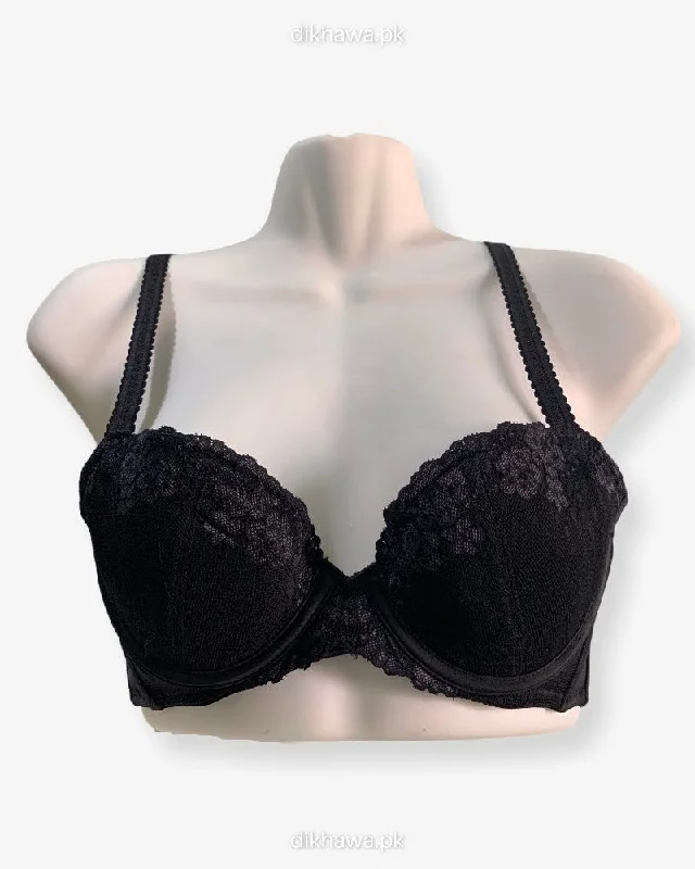 seamless backless bras for summer dressesImported Stocklot Branded  Net Pushup Bra - Underwired Bra  Non Padded Bra - Pack of 2