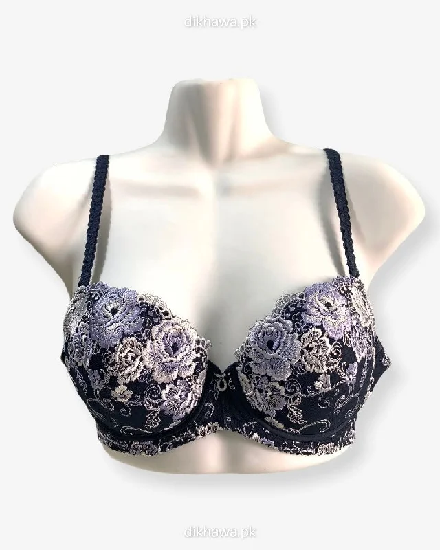 plus size nursing bras for breastfeeding momsImported Stocklot Branded  Net Pushup Bra - Underwired Bra  Non Padded Bra - Pack of 2