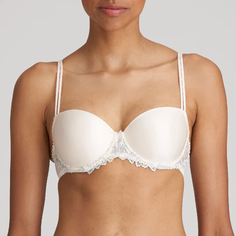 Bra with a matte finish for a more subdued appearance JANE Balconette T shirt Bra | Boudoir Cream Bra with a matte finish for a more subdued appearance JANE Balconette T shirt Bra | Boudoir Cream