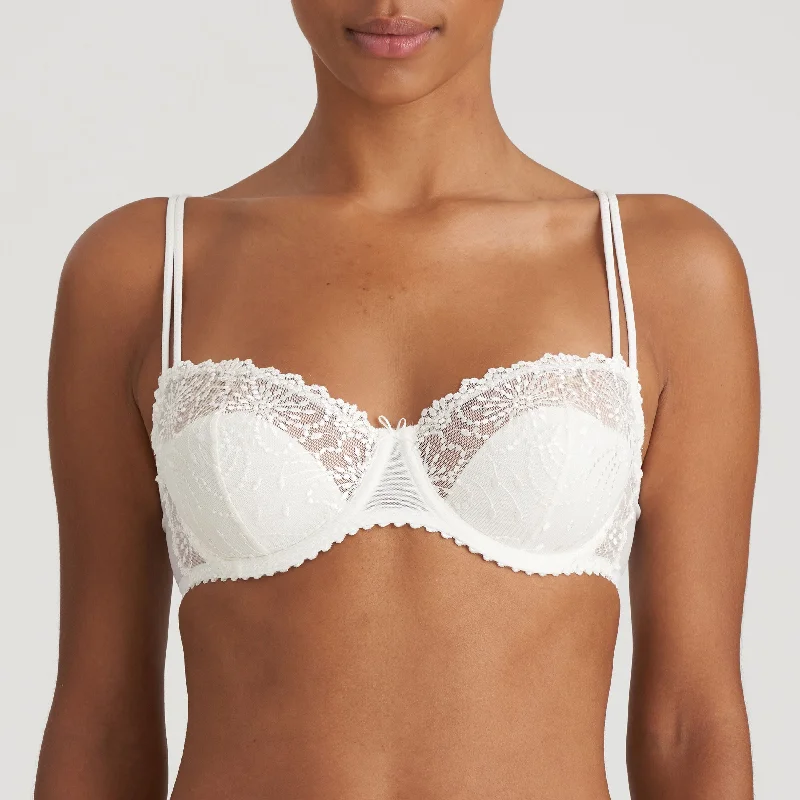 Demi - cup bras for a sexy and revealing look​ JANE Half Padded Balcony Bra | Natural