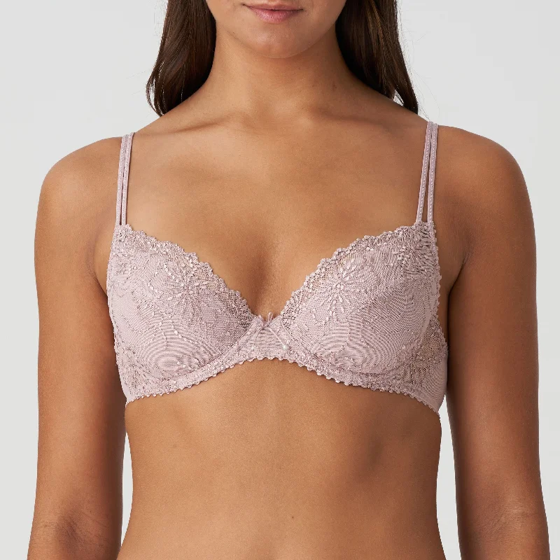 Bra with a high - cut cup for more coverage and support​ JANE Push Up Bra | Bois de Rose