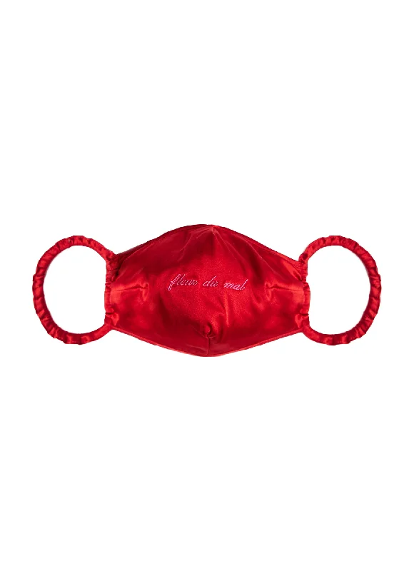 Bra with a nylon - lined cup for stretch and support​ Logo Silk Face Mask