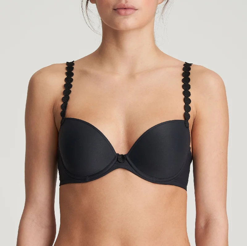 Bra with a satin finish for a luxurious look Marie Jo Tom Charcoal T Shirt Bra 0120822 Bra with a satin finish for a luxurious look Marie Jo Tom Charcoal T Shirt Bra 0120822