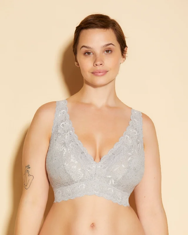 strapless bras for backless dressesSuper Curvy Plungie Longline Bralette