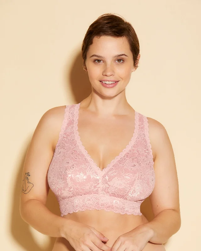 plunge wireless bras for a natural lookSuper Curvy Racie Racerback