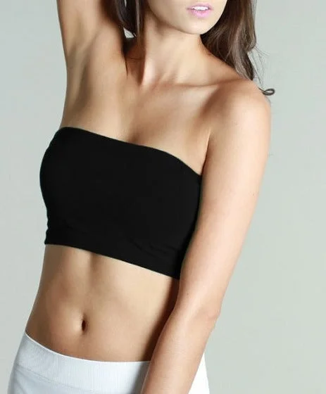 Bra with a textured fabric for added visual interest Nikibiki Bandeau Basic Colors No Wire Bralette Bra 1015 Bra with a textured fabric for added visual interest Nikibiki Bandeau Basic Colors No Wire Bralette Bra 1015