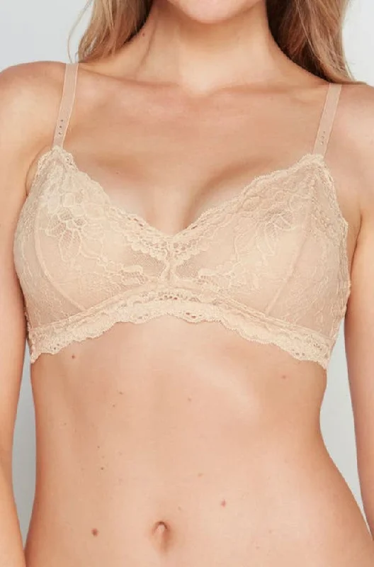 balconette push up bras for a lifted lookMy Fit Wirefree Bralette (Frappe)