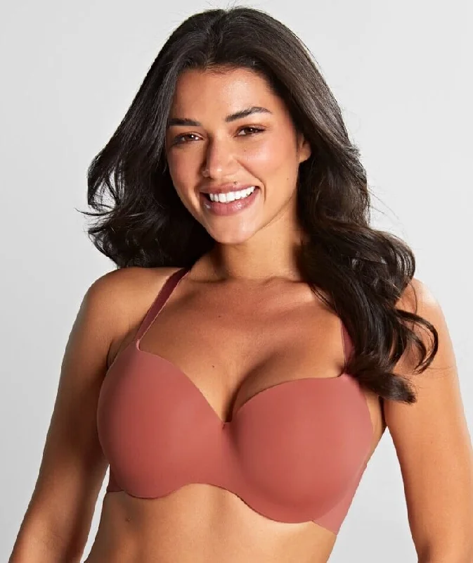 supportive sports bras for runningPanache 365 Underwired T-Shirt Bra - Lipstick