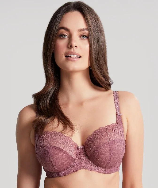padded wireless bras for light supportPanache Envy Full Cup Underwire Bra - Rose Mauve
