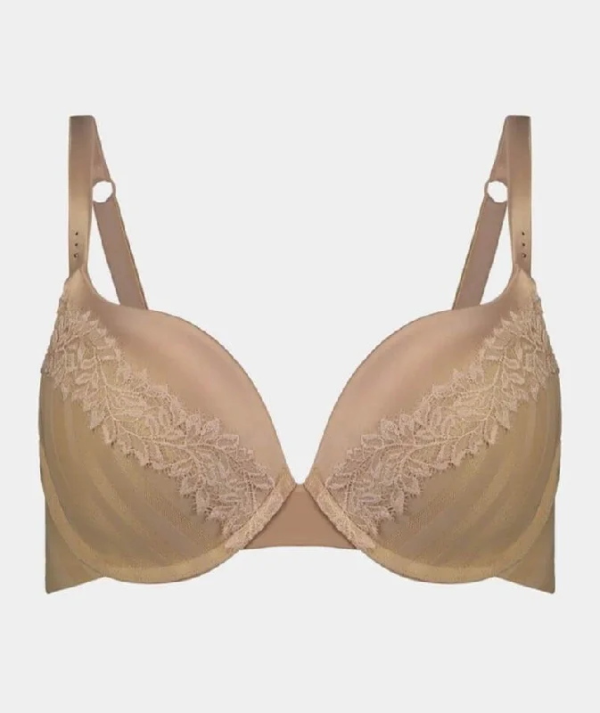 balconette bras for a sexy necklinePleasure State My Fit Form Contour Plunge Bra - Frappe