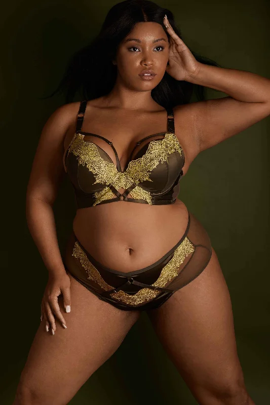 Bra with a reversible design for double the style options​ Jari Moss Plunge Bra