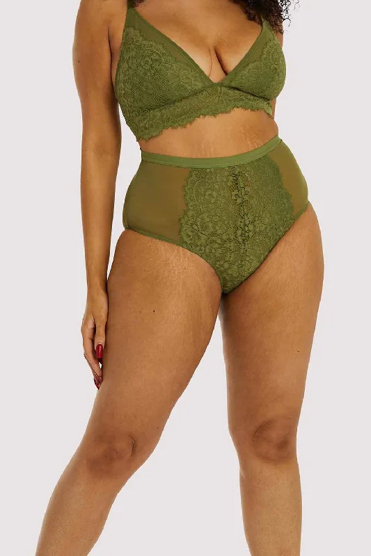 Bra with a plus - size adjustable strap for added comfort Bella Olive High Waist Brief Bra with a plus - size adjustable strap for added comfort Bella Olive High Waist Brief