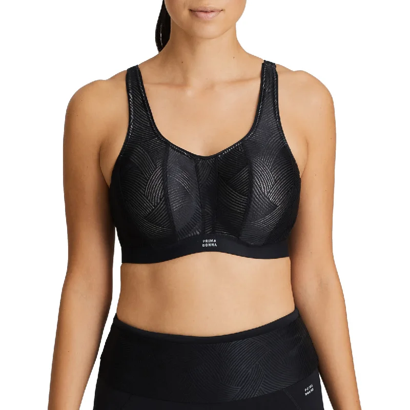 Bra with padded straps to reduce shoulder strain​ Prima Donna "The Game" Padded Wired Sports Bra