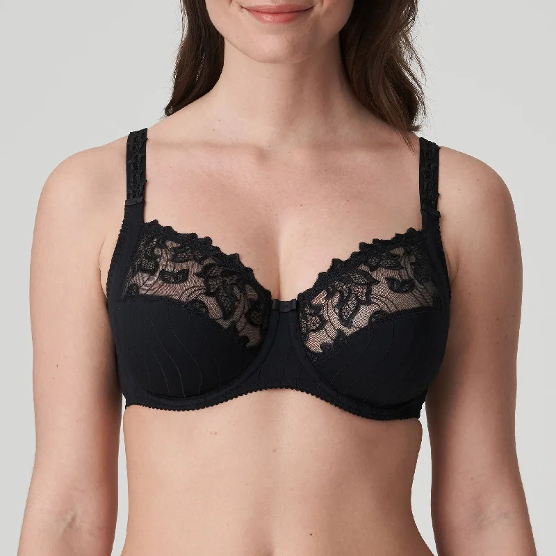 Lace bras for a feminine and elegant touch​ Primadonna Deauville | Black