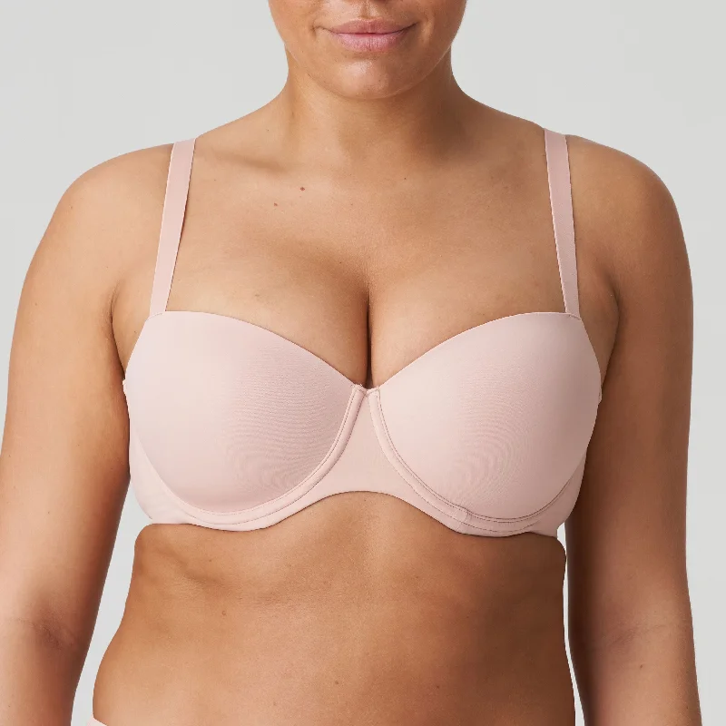 Bra with a lace - lined cup for a feminine and elegant look​ Primadonna Figuras| Powder Rose