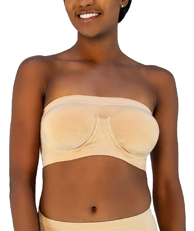 Bra with underbust support for better breast lift Rhonda Shear Angel Basic Colors Bandeau Lightweight Strapless Bra 9685 Bra with underbust support for better breast lift Rhonda Shear Angel Basic Colors Bandeau Lightweight Strapless Bra 9685