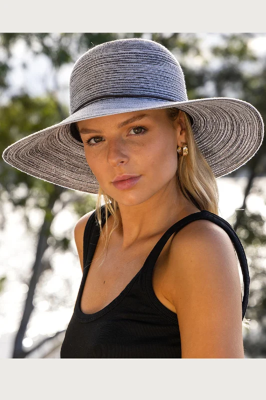 plunge bras for low cut topsRigon Bermuda Capeline Hat - Black/White