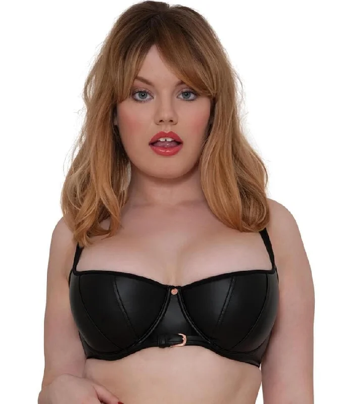lace balconette bras for a luxurious feelScantilly Unleash Bra - Black