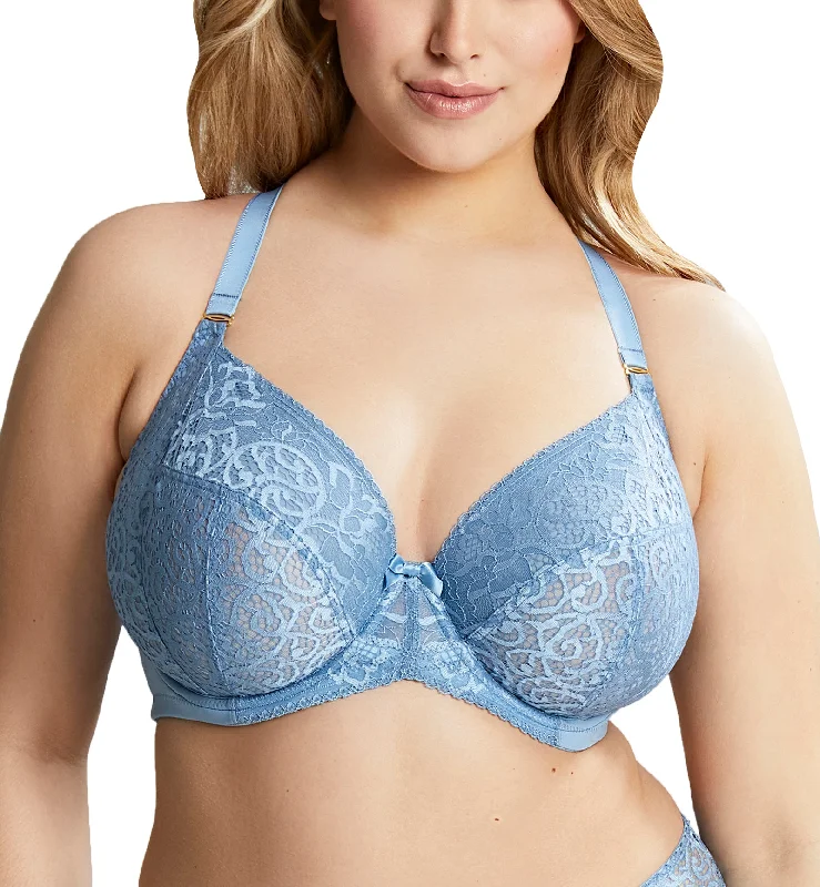 Bra with a push - up insert for extra cleavage on demand Sculptresse by Panache Estel Plunge Underwire Bra (9686) - Dusk Blue Bra with a push - up insert for extra cleavage on demand Sculptresse by Panache Estel Plunge Underwire Bra (9686) - Dusk Blue