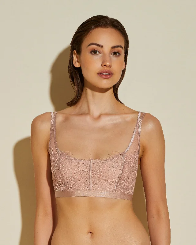 Bra with wide straps for added comfort and weight distribution Bralette Sin Cierres Bra with wide straps for added comfort and weight distribution Bralette Sin Cierres