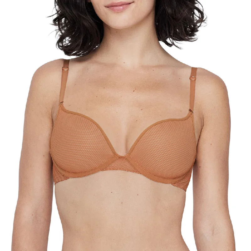 Bra with a plus - size cup for fuller figures Skarlett Blue Mischief Gleam Terracotta Push Up T Shirt Bra 327158 Bra with a plus - size cup for fuller figures Skarlett Blue Mischief Gleam Terracotta Push Up T Shirt Bra 327158