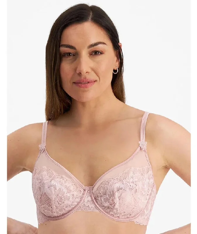 full cup padded bras for enhanced shapeTemple Luxe by Berlei Madeline Full Coverage Underwire Bra - Blush Pink