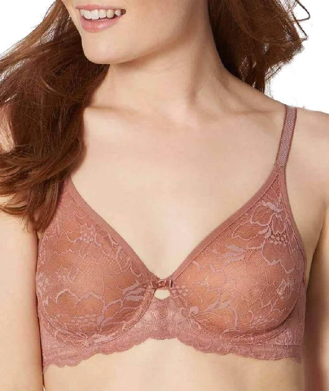 full cup padded bras for enhanced shapeTriumph Amourette Charm Non-Padded Bra - Rust