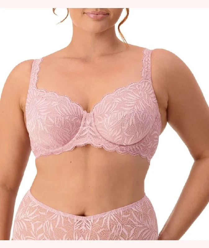 supportive sports bras for runningTriumph Essential Lace Balconette Bra - Sunrose Pink