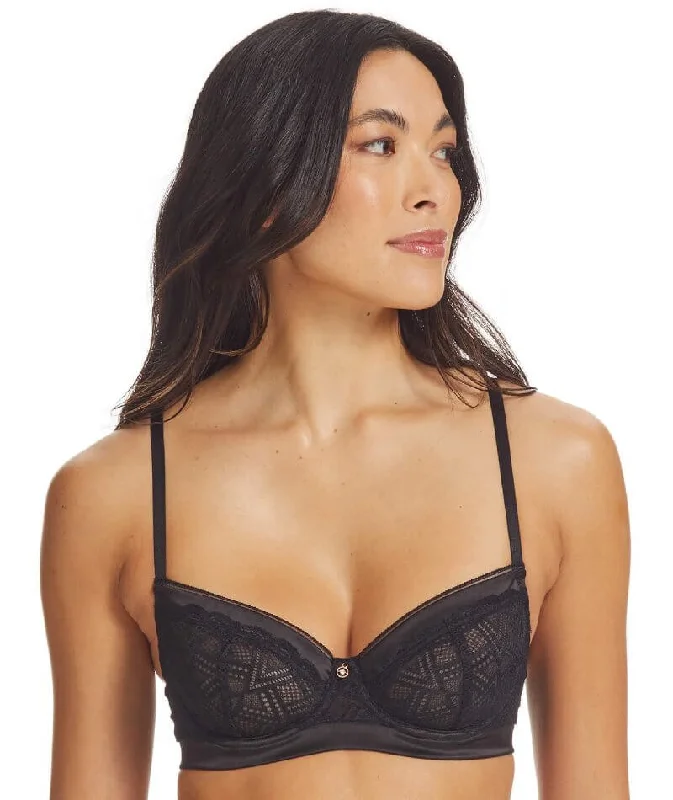 full cup bras for complete coverageUnderline by Finelines Prism Underwire Bra - Jet