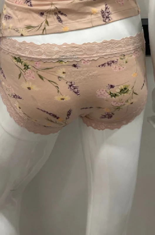 sexy backless push up brasJockey Cotton Boyleg Brief (Dusty Pink Floral)