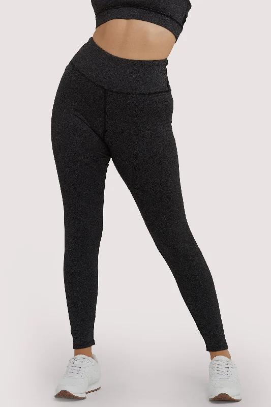 Bra with a solid color for a classic and versatile option​ Grey Marl Long Leggings