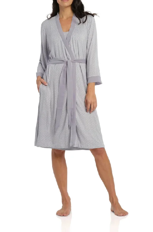 seamless wireless bras for everyday comfortSpring Tile Dressing Gown (Pewter)