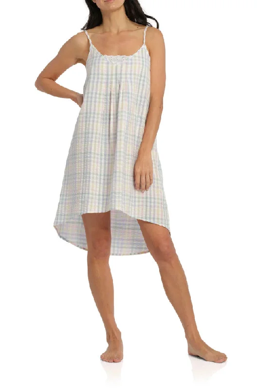 bralette with underwire for added supportSummer Picnic Chemise (Check)