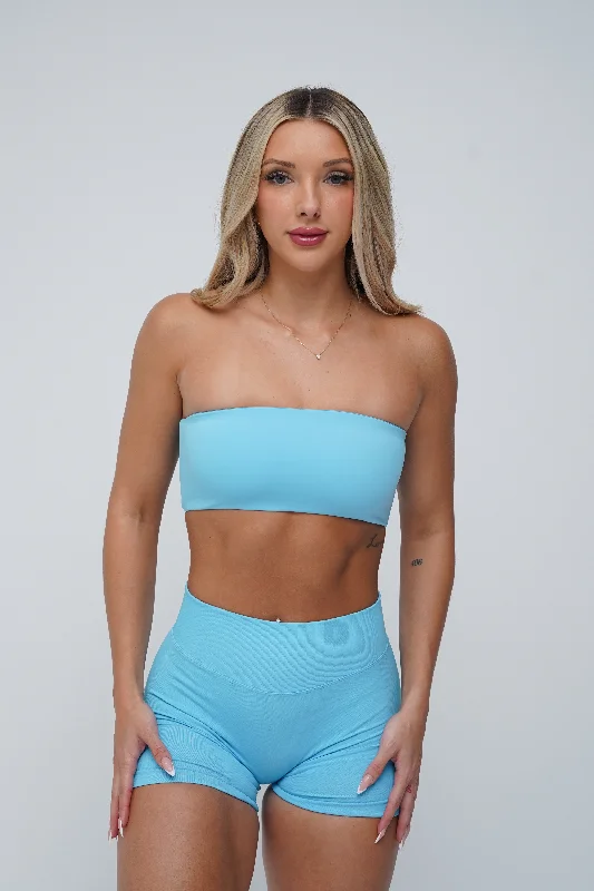 strapless bras for backless dressesBandeau - Ice Blue