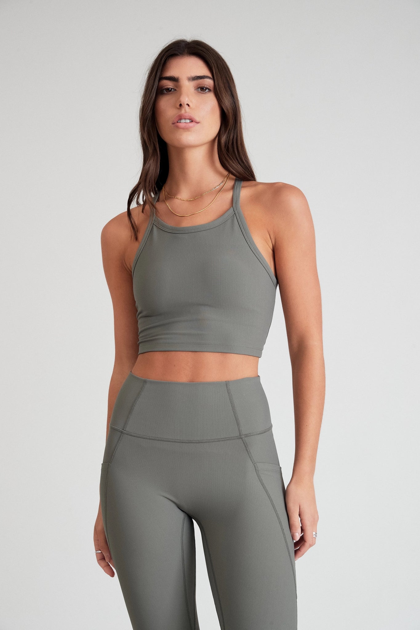 wireless bras for a natural feelEcoRib Strap Racer Crop