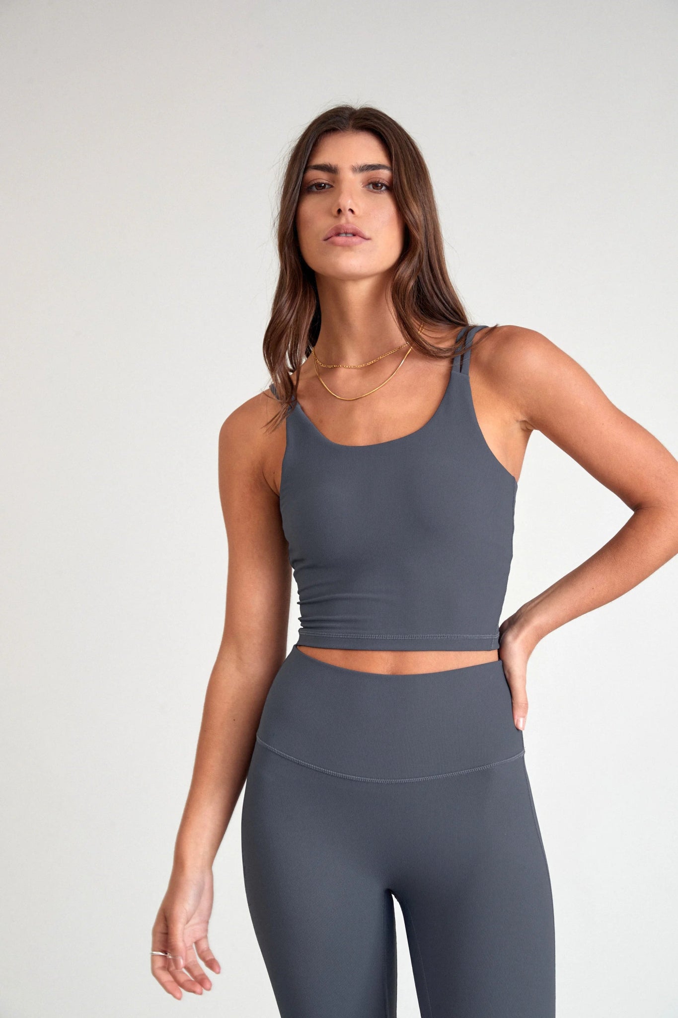 full cup bras for complete coverageEcoRib Strappy Crop