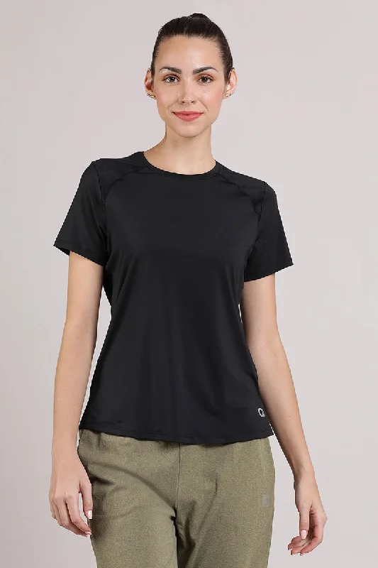 underwire sports bras for extra stabilityEnergize Active Tee - Black