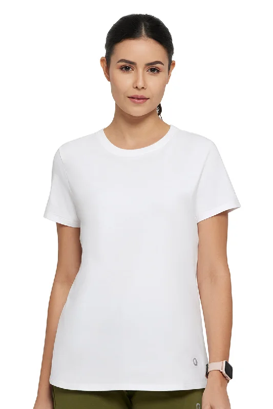seamless bras for invisible under clothesEssential Crew Neck Tee - White