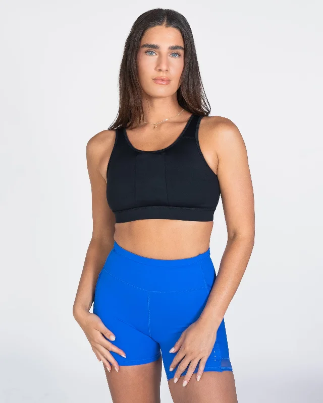 full cup padded bras for enhanced shapeFront Pocket Bra - Black