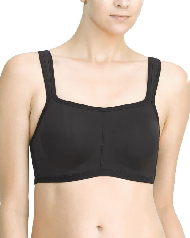 lace bras for a romantic lookNatori Yogi Contour Convertible Sports Bra (More colors available) - 731050 - Black