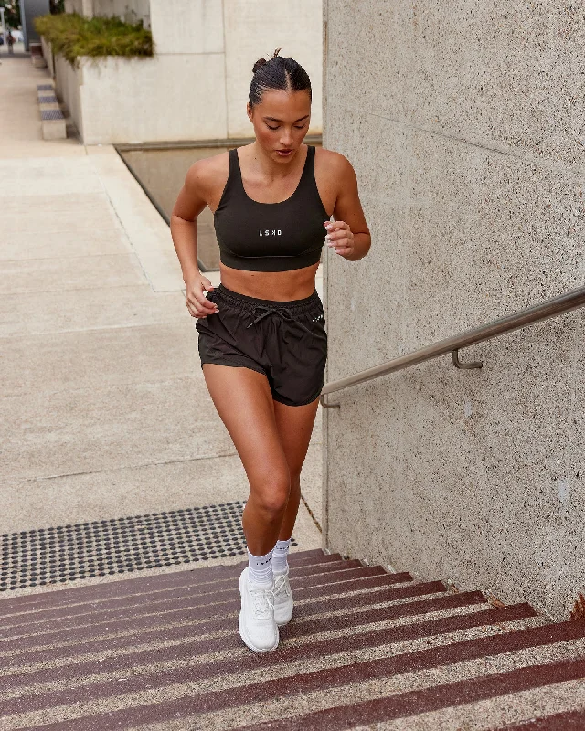 supportive sports bras for runningPropel Sports Bra - Dark Walnut