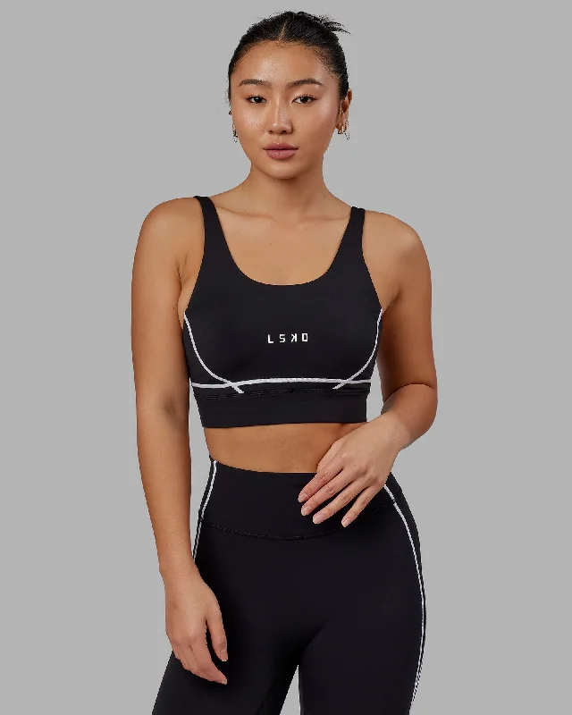plus size convertible bras for flexibilityPulse Sports Bra - Black