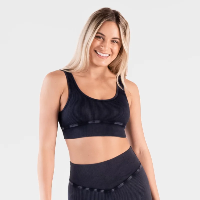 balconette bras for a sexy necklineRibbed Seamless Bra - Snow Wash Graphite - FINAL SALE balconette bras for a sexy necklineRibbed Seamless Bra - Snow Wash Graphite - FINAL SALE