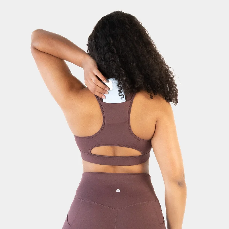 sexy backless push up brasSarah Sports Bra - Fossil